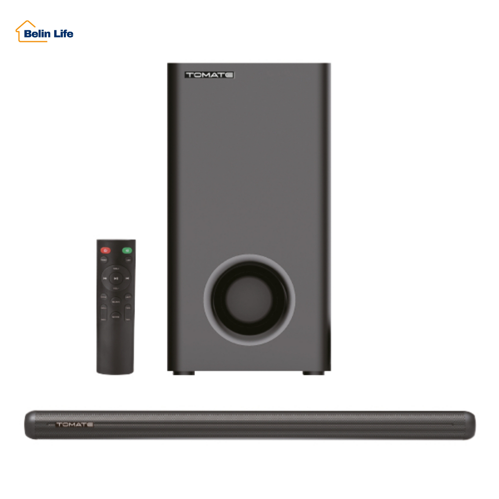 Soundbar Subwoofer 180w Bluetooth 3.1 Canais Tomate MTS-2037