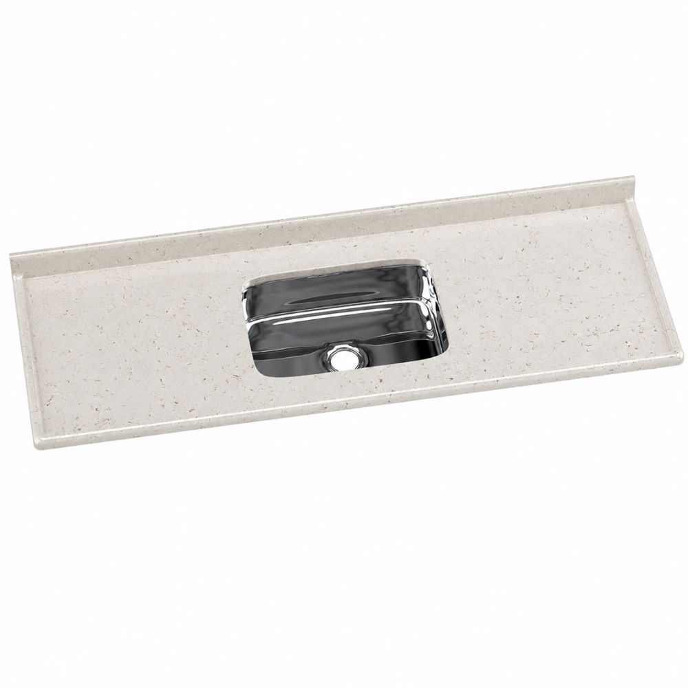Tampo de Pia com Cuba Inox Rorato 150x55cm