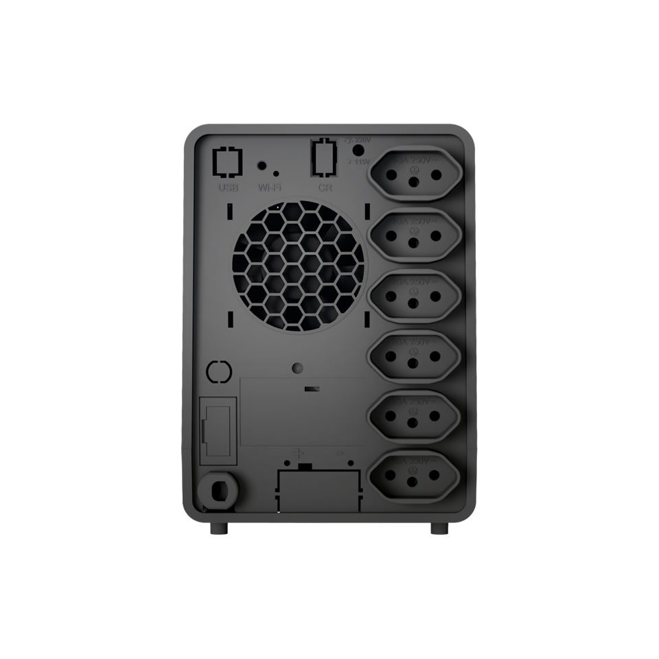 No-Break SMS Lite 1200VA (600W) Preto (E:Bi-Aut / S:115V / T:6)