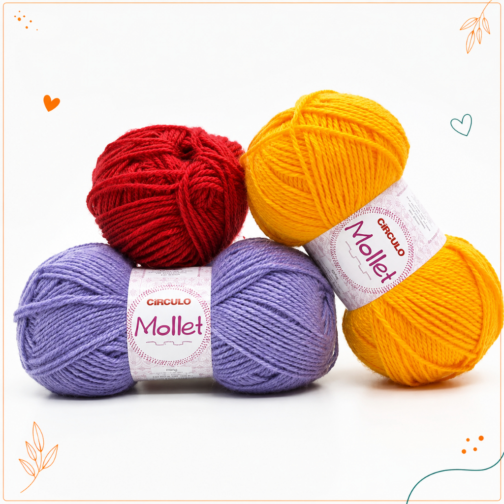 Lã Mollet 100g - Círculo