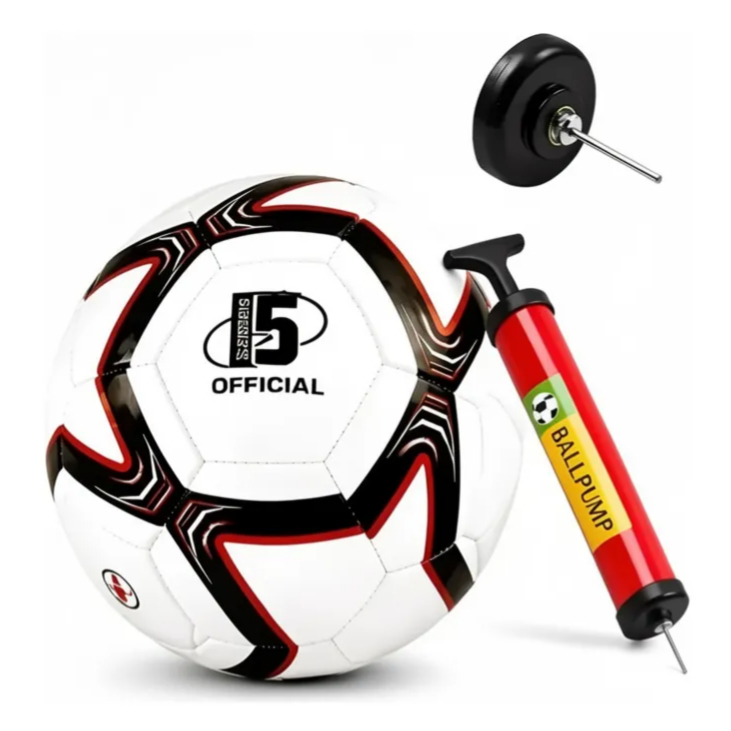 Kit BolaFutebol Capotão Campo  Com Bomba De Ar