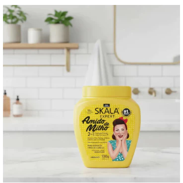 Creme De Tratamento Skala Amido De Milho (2 Em 1) 1000g