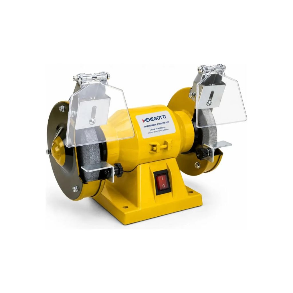 Motoesmeril 5 150w Plus 150 Menegotti Amarelo 127/220v