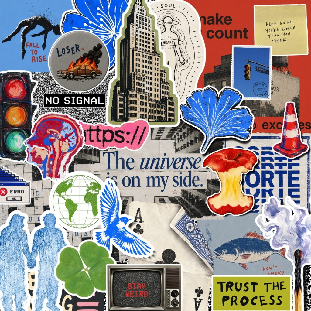34 Adesivos Urban Style Para Colagem e Personalização Garrafas Journal Scrapbook Bujo Kindle