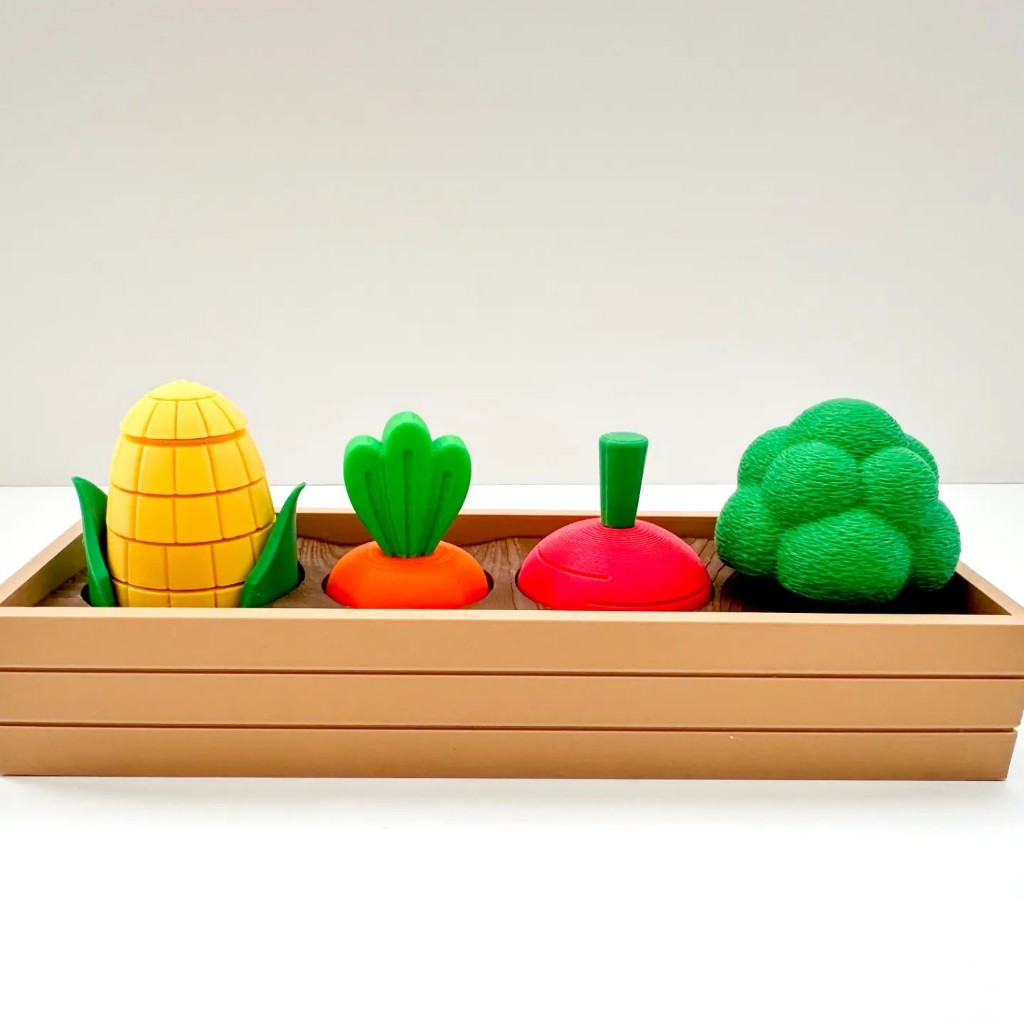 Horta Sensorial Brinquedo Sensorial Hortinha Kit Vegetais — imagem 2 de 2