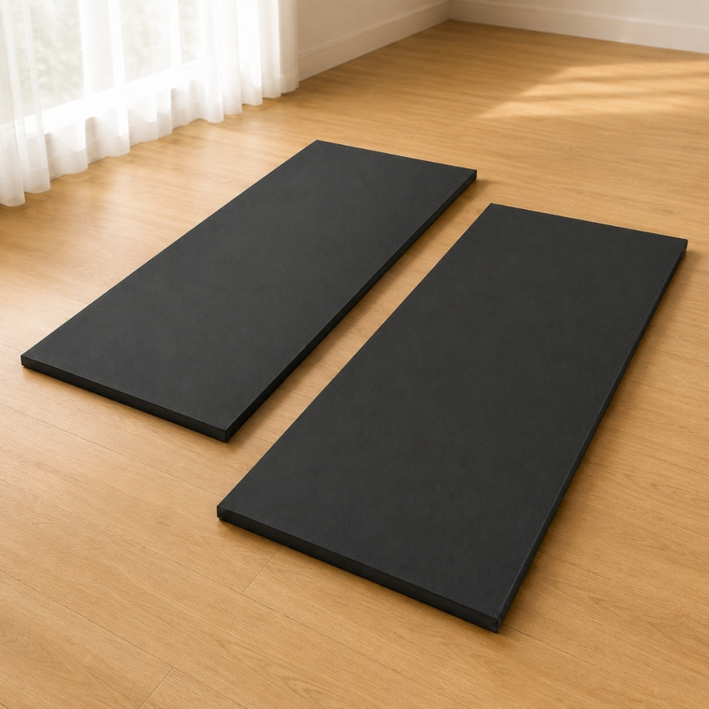 Kit 2 Tapetes EVA 5mm Yoga Pilates Academia Exercícios Premium