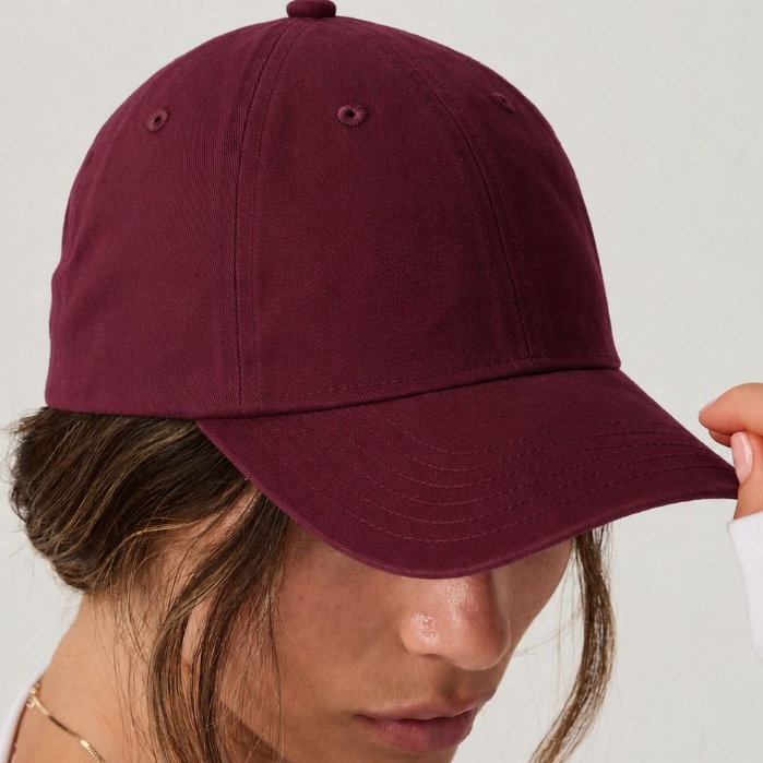 Boné Liso Cor Vinho Unissex Aba Curva Ajustável Casual Premium Masculino Feminino — imagem 2 de 2