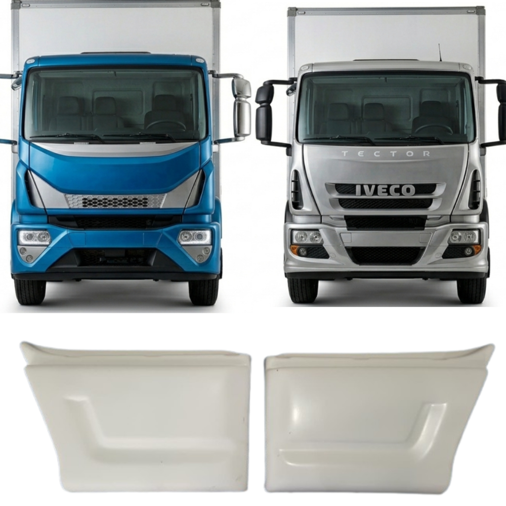 Par Jogo Tampa Estribo Primeiro Degrau Compatível Iveco Tector - Cursor