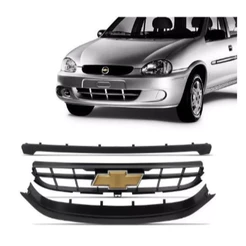 Grade Corsa 2000/2010 Com Emblema Dourado Com ou Sem Emblema