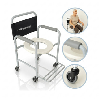 Cadeira De Banho Higiênica Resistente e Prática Para Idoso Hidrolight