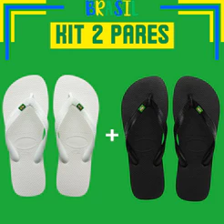 Chinelo com Bandeirinha do Brasil Unissex Sandália de Dedo Confortável para Verão e Passeio Conforto Envio Rápido