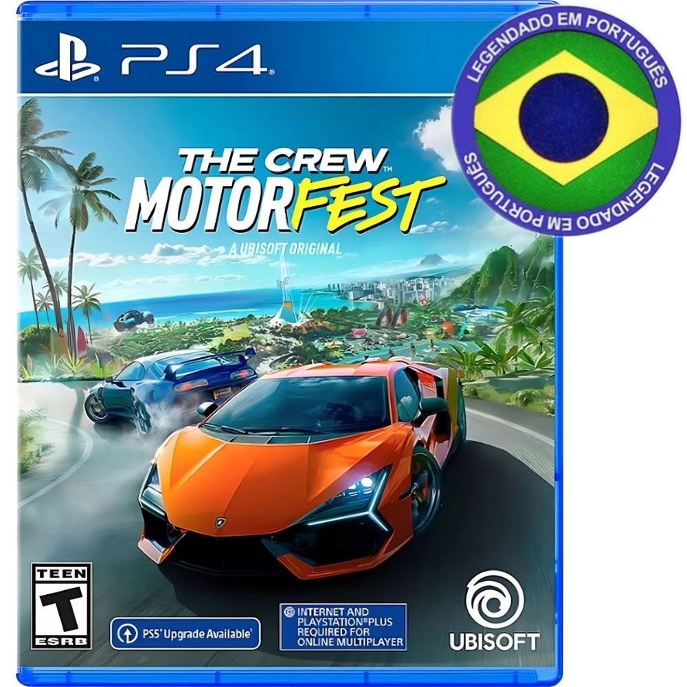 The Crew Motorfest PS 4 Mídia Física Legendado em Português Playstation 4