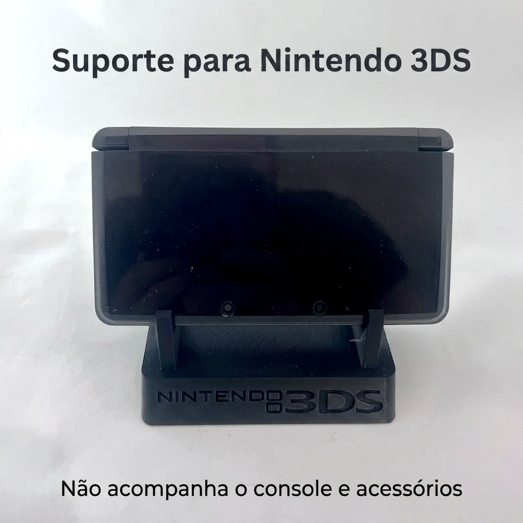 Suporte Expositor Nintendo 3DS Original Primeiro Modelo Console Portátil Colecionador Setup Gamer Retrô