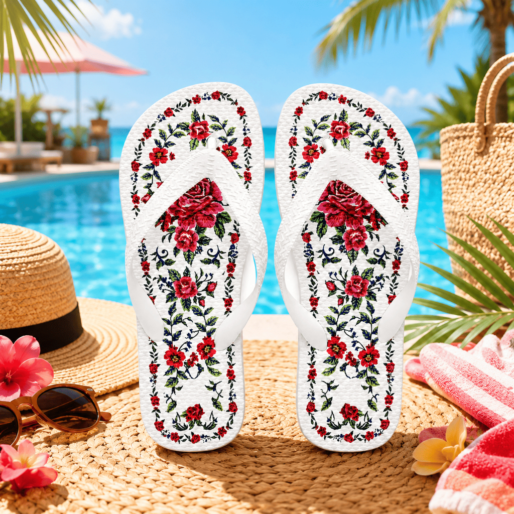 Chinelo Feminino Premium Estampado Confortável Leve Solado Antiderrapante