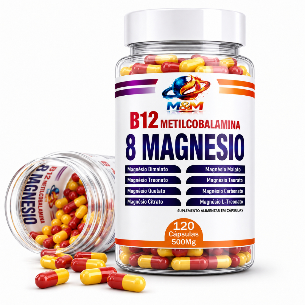 8 Magnésios + B12 Metilcobalamina