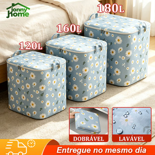 Caixa Armazenamento Guardar Roupas E Cobertores 120L/160L/180L Grande Capacidade