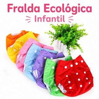 Fraldas Para Bebês e RN Ecológica , Reutilizáveis Laváveis, Algodão ,Calça De Treinamento,0-3 Anos