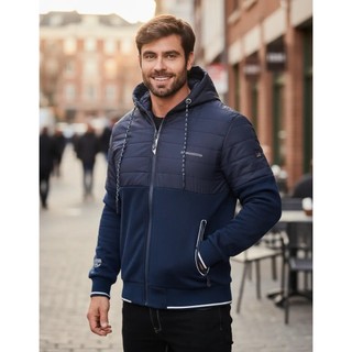 Blusa De Moletom Masculina Com Zíper.
