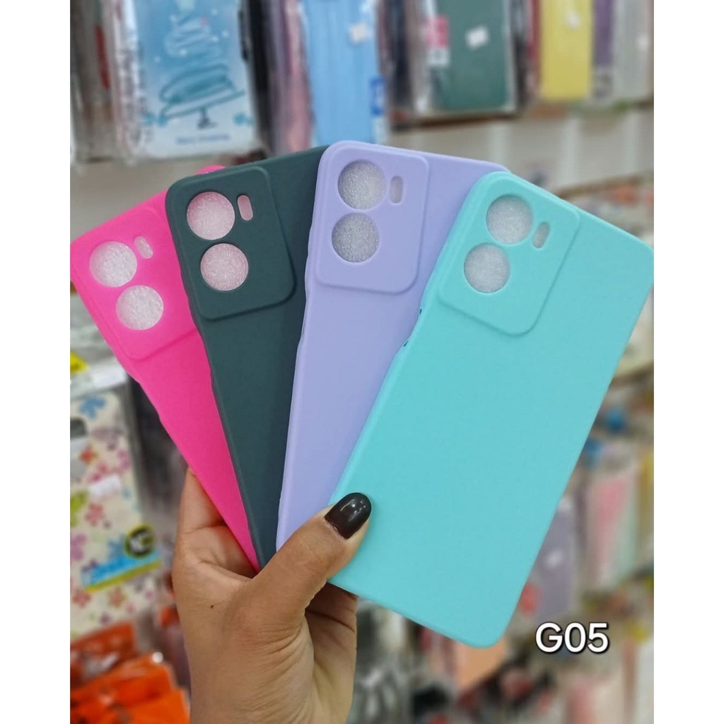 Kit 5 ou 3 Peças Capa Capinha Silicone Aveludado Cor Aleatória Proteção Excelente Qualidade Para G05