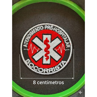 Patch Bordado Atendimento Pré-Hospitalar (APH) - Socorrista com Termocolante