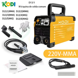 Máquina de Solda Inversora MMA Bivolt 160A/120A 110V/220V Portátil para Soldagem - D13