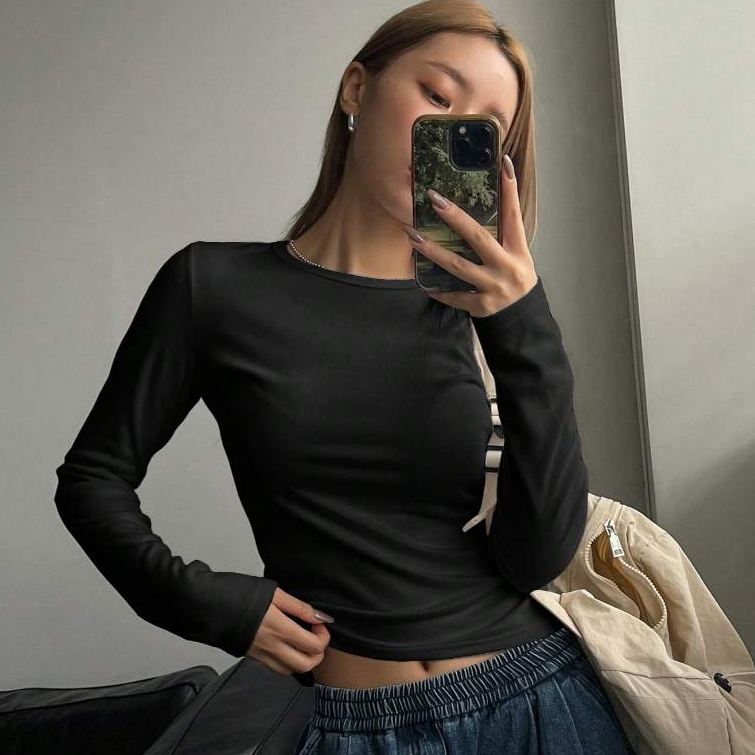 Camiseta Térmica Unissex Slim Fitness Manga Longa Peluciada Proteção