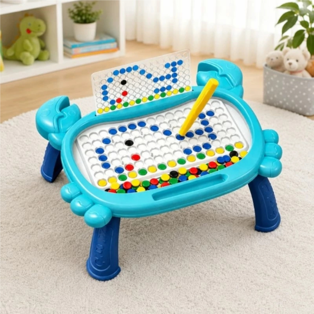 Mesa Magnética Prancheta Forma Desenhos Lousa Criativa Brinquedo Educativo Infantil Menino e Menina