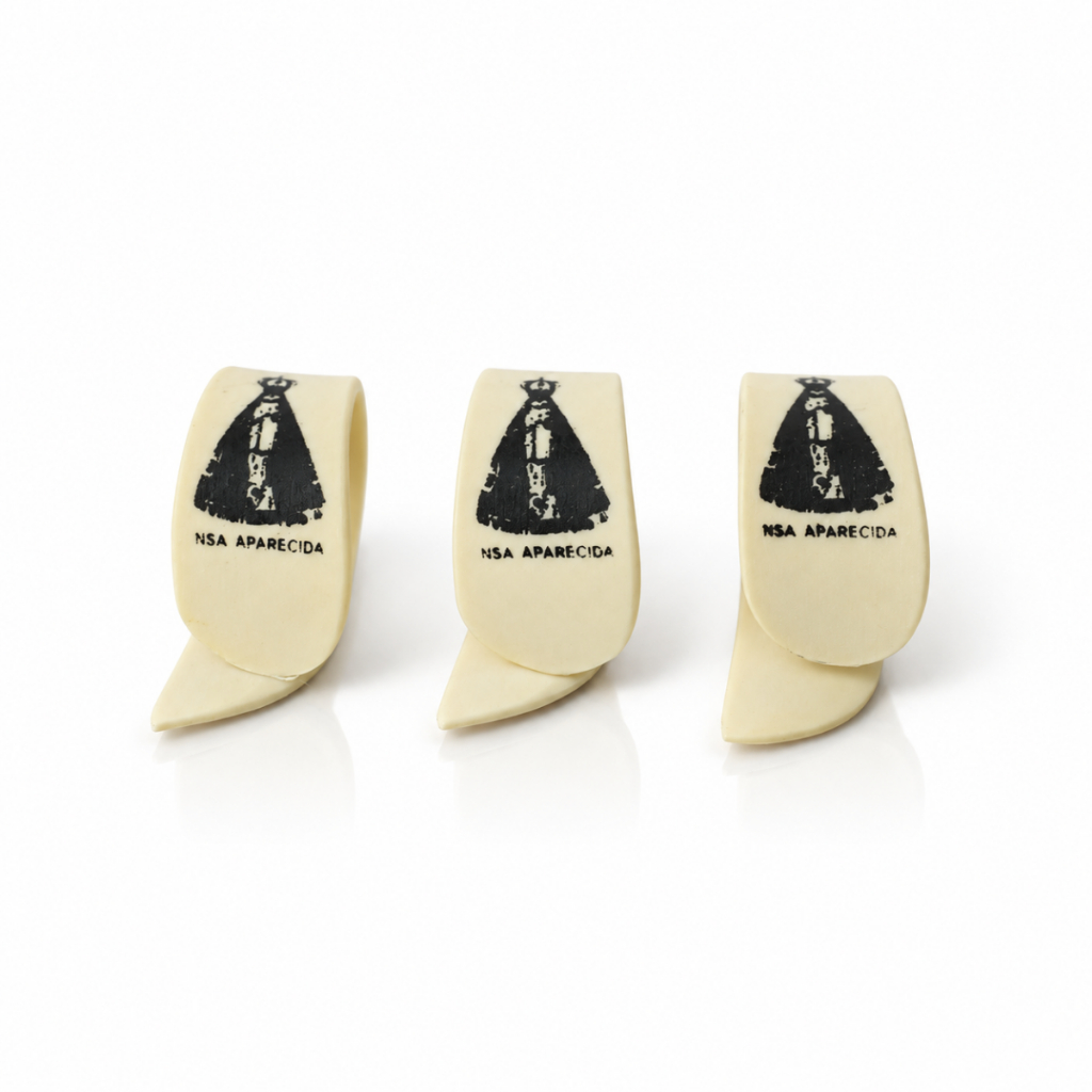 03 Dedeiras Em Pvc Para Violao Viola Nossa Senhora Aparecida