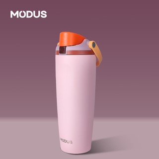 MODUS Garrafa Térmica 900ml Inox com Canudo 2 em 1, Garrafa de Água com Isolamento Térmico, Alça e Tampa Antivazamento
