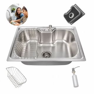 Cuba de Cozinha Gourmet 50x40cm Inox 304 – Design Premium