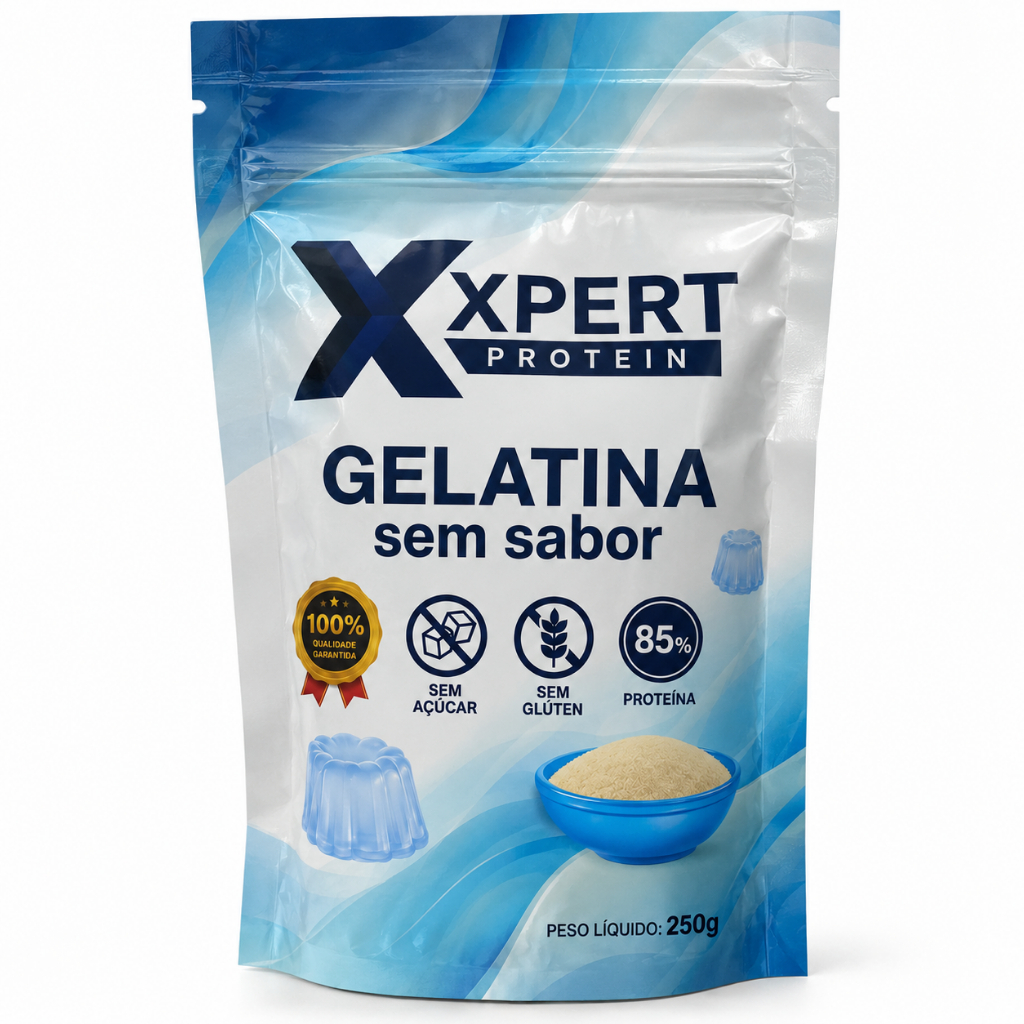 Gelatina Sem Sabor e Incolor 250g Xpert Protein — imagem 2 de 2
