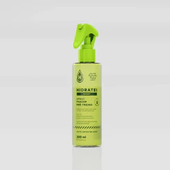 Spray Capilar Pré-Treino Hidratei Sport 200ml Antifrizz Proteção UV Controle de Frizz Ideal para Academia e Treinos