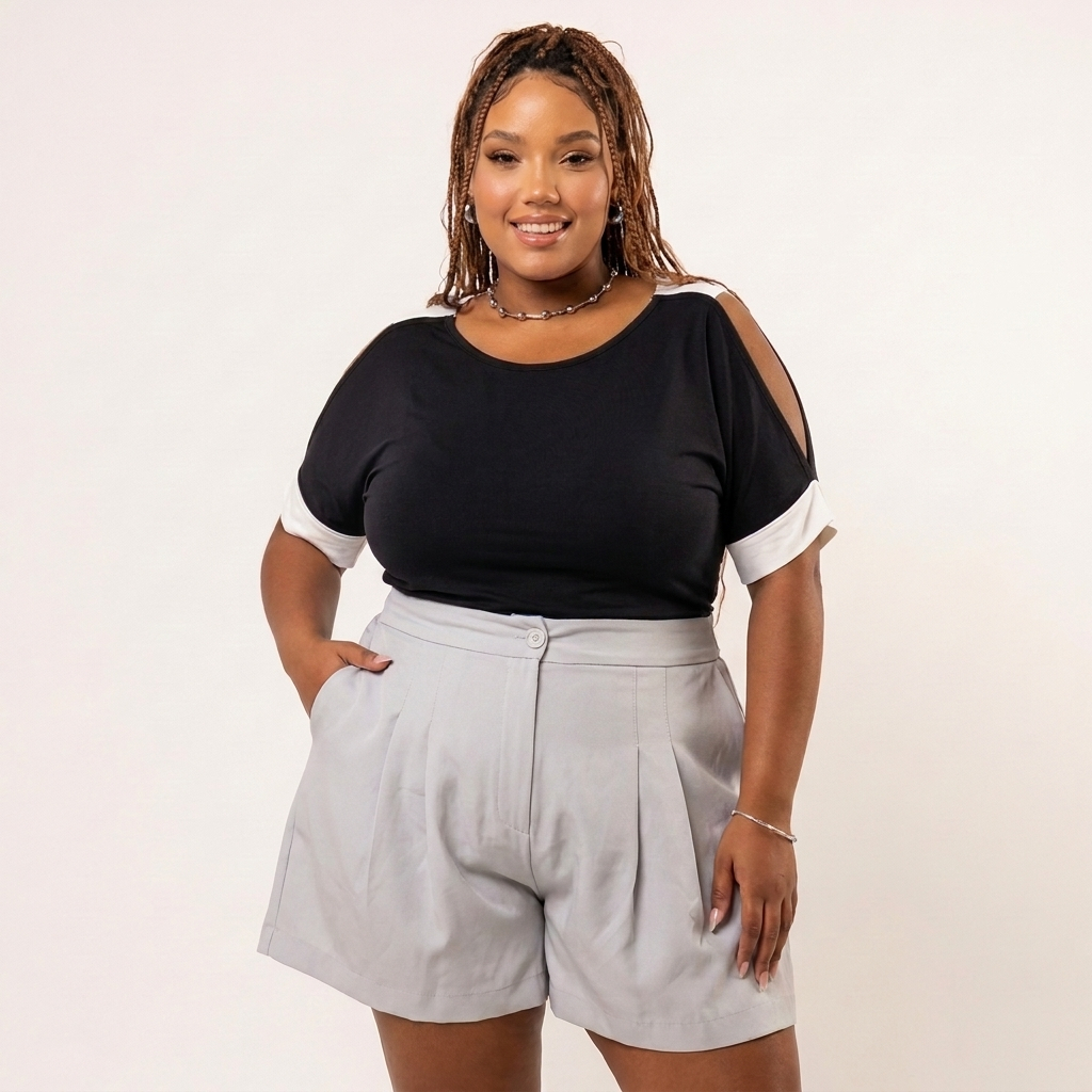 Blusa Feminina Plus Size Soltinha G1 Ao G5 Viscolycra Confortável e Elegante Variadas Cores