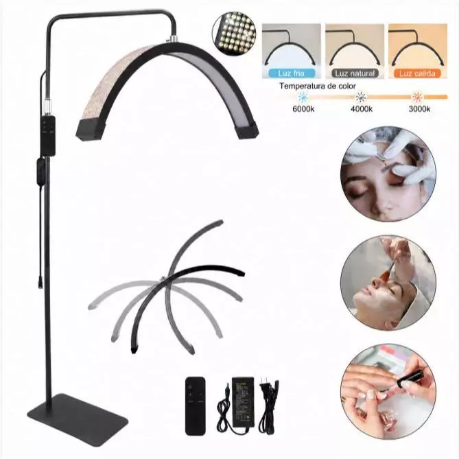Luminária Meia Lua Estética para Mesa 3 Tons Ajustável Bivolt 110/220V — foto 2