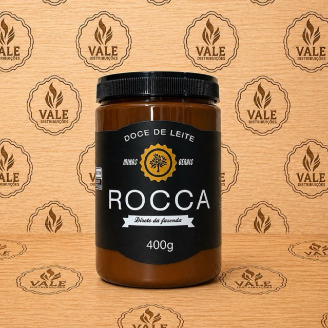 Doce de Leite Rocca 400g Tradicional, Café, Coco, Avelã, Pistache e Cacau | Kits 2 e 3 Unidades | Mineiro Cremoso.