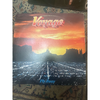 disco de vinil selecionado na imagem é o clássico de disco music "Fly Away", lançado em 1978 pela banda francesa Voyage