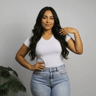 Baby Look Feminina Camisa Camiseta Gola - V Básica Lisa em Viscolycra Envio Imediato pro Dia a Dia