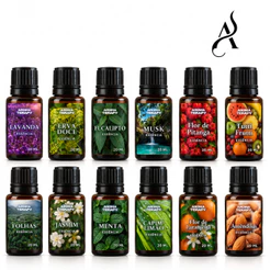 Essências Hidrossolúveis Para Umidificador 20ml a Base de Água | Difusor de Ar e Ambiente Hidrossolúveis