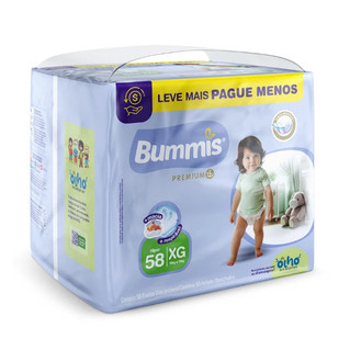 Fralda Bummis Hiper Pacotão XG - EG c/58