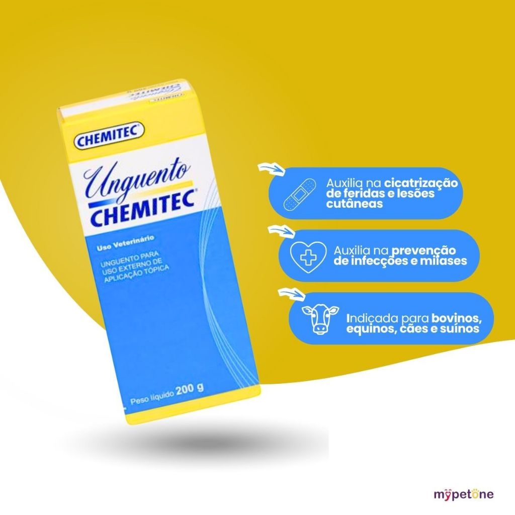 Unguento Chemitec Pomada Cicatrizante - 200 g · foto 2