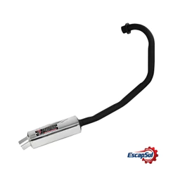 Escapamento Fan 125 2009/2021 Mini Turbo Fortuna