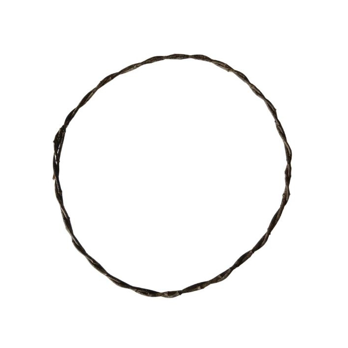 Base para guirlanda / Fibra natural / Rústica - aro 40 cm / espessura fina