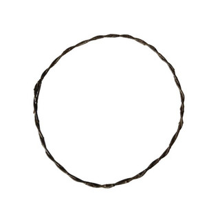 Base para guirlanda / Fibra natural / Rústica - aro 40 cm / espessura fina
