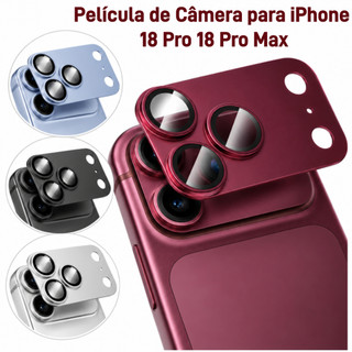 Película Protetora De Lentes Câmera Metal Para iPhone 18 Pro 18 Pro Max