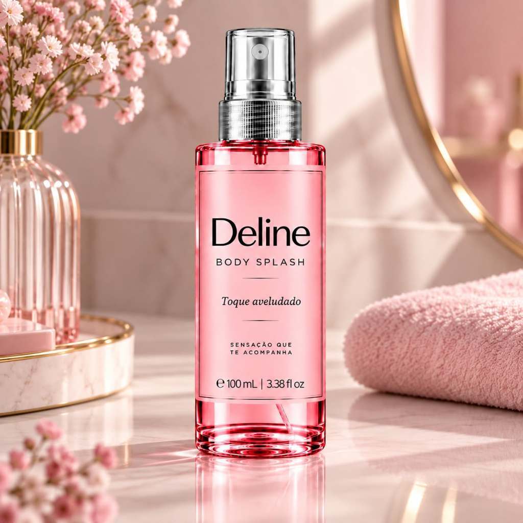 Body Splash Delina 100ml - Alta Fixação Perfume Feminino Delina Aroma Marcante