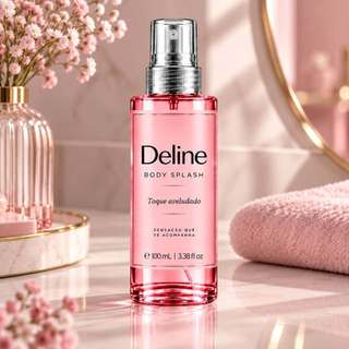 Body Splash Delina 100ml - Alta Fixação Perfume Feminino Delina Aroma Marcante