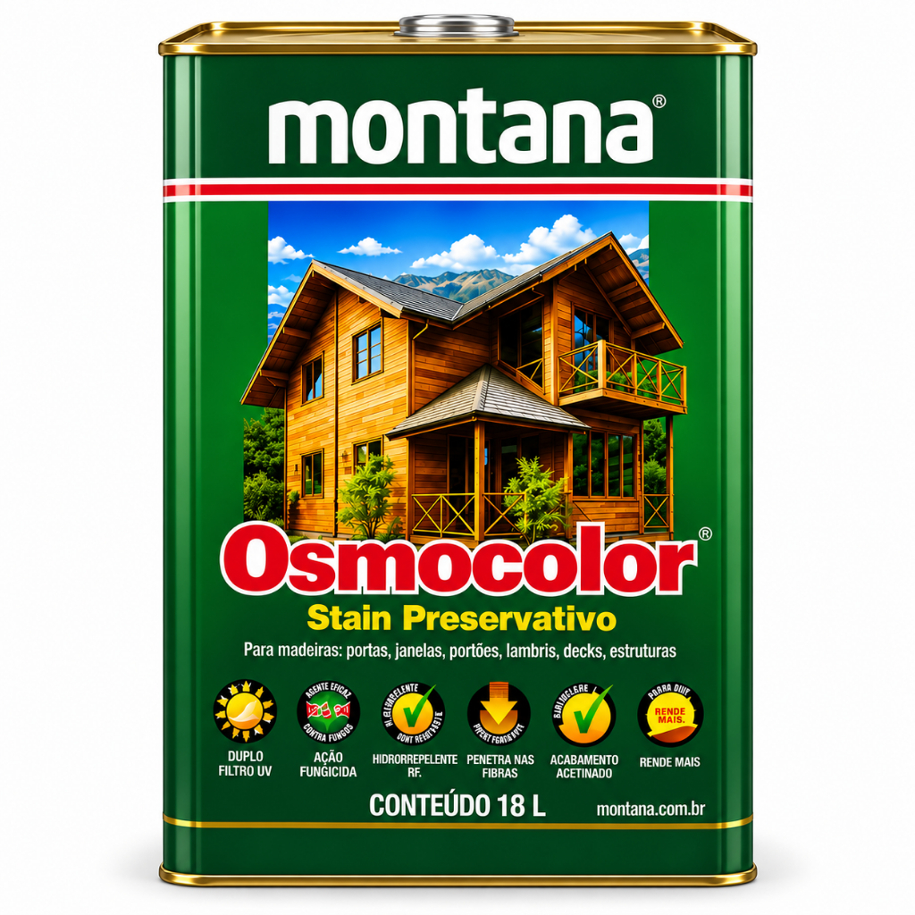 Verniz Stain Impregnante Osmocolor 18L Montana