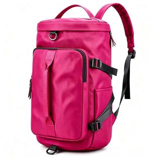 Bolsa Academia Cilíndrica com Compartimento para Calçados