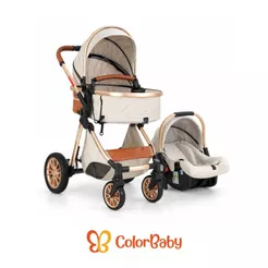 Carrinho de Bebê Travel System 3 em 1 - Bebê Conforto, Moisés e Passeio - Modelo Advance - ColorBaby