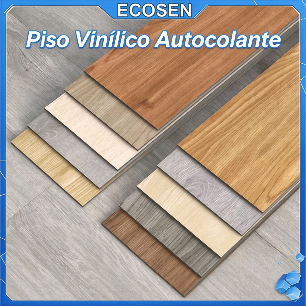 5㎡/36PC Adesivo de Piso Madeira Moderno Antiderrapante Lavável 91,4x15,2cm vinílico
